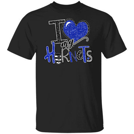 I Love my Hornets Gildan Tee - Busy Bee Graphix