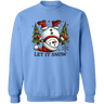 Let It Snow Snowman Crewneck - Busy Bee Graphix