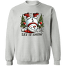Let It Snow Snowman Crewneck - Busy Bee Graphix