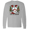 Let It Snow Snowman L/S Tee - Busy Bee Graphix