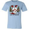 Let It Snow Snowman Tee - Busy Bee Graphix