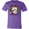 Let It Snow Snowman Tee - Busy Bee Graphix