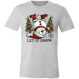 Let It Snow Snowman Tee - Busy Bee Graphix
