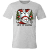 Let It Snow Snowman Tee - Busy Bee Graphix