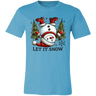 Let It Snow Snowman Tee - Busy Bee Graphix