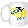 Lets Talk About Mental Health Motlow 11oz White Mug - Busy Bee Graphix