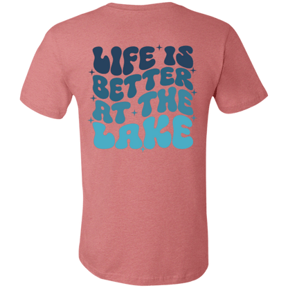 Life is Better at the Lake Bella + Canvas Short - Sleeve T-Shirt - 931 Graphics