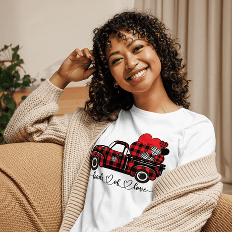 Loads of Love Truck Women's Relaxed T-Shirt - Busy Bee Graphix