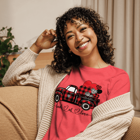 Loads of Love Truck Women's Relaxed T-Shirt - Busy Bee Graphix