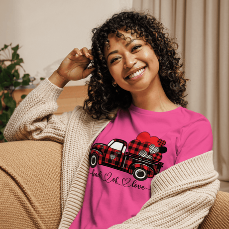 Loads of Love Truck Women's Relaxed T-Shirt - Busy Bee Graphix