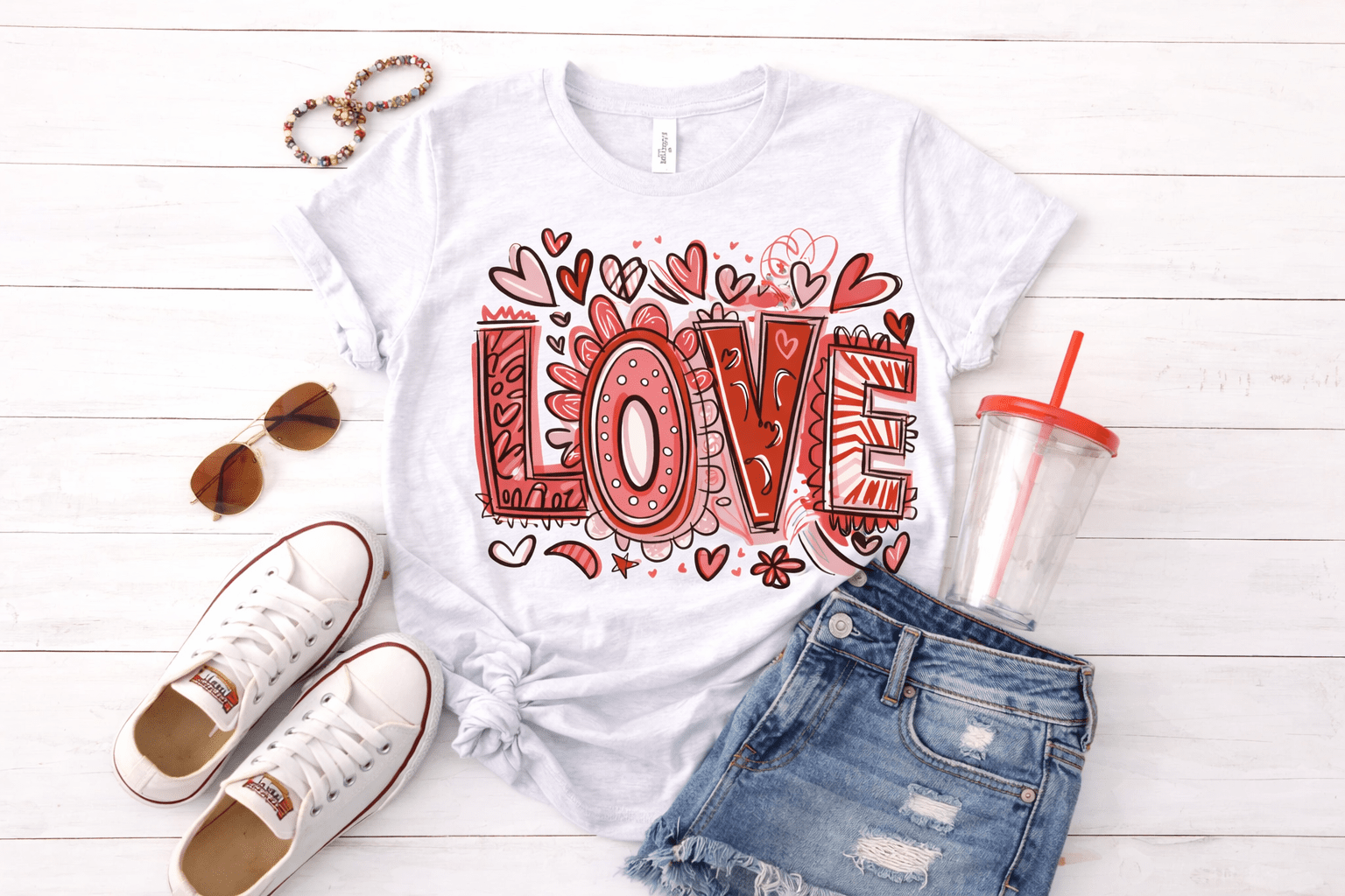 LOVE Bella Canvas Tee - 931 Graphics