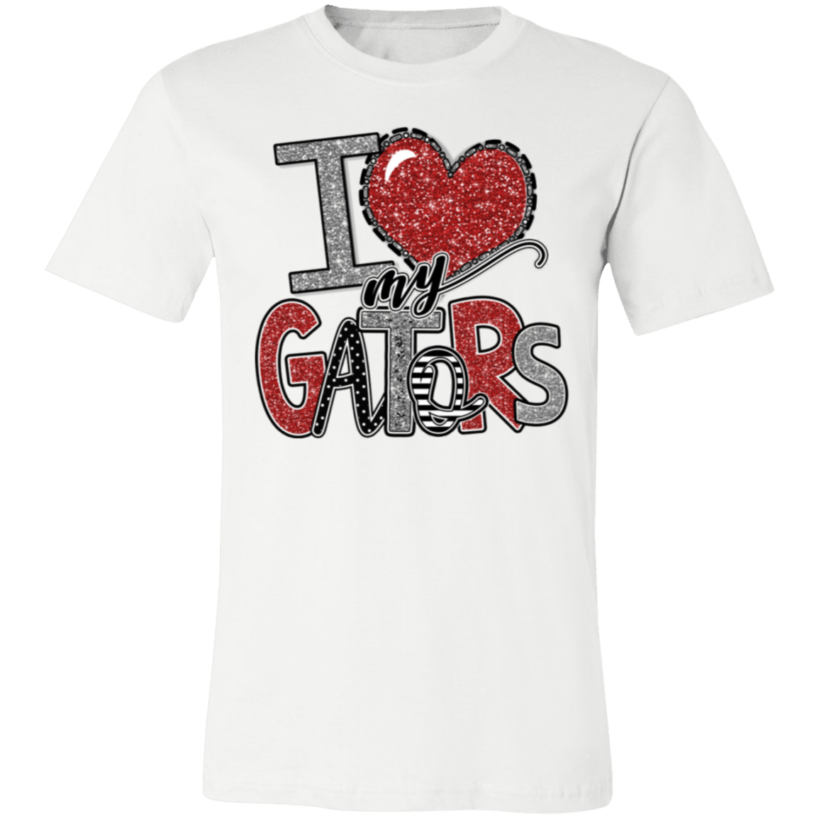 Love My Gators Bella Canvas S/S Tee - Busy Bee Graphix