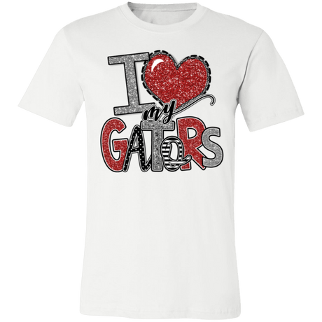 Love My Gators Bella Canvas S/S Tee - Busy Bee Graphix