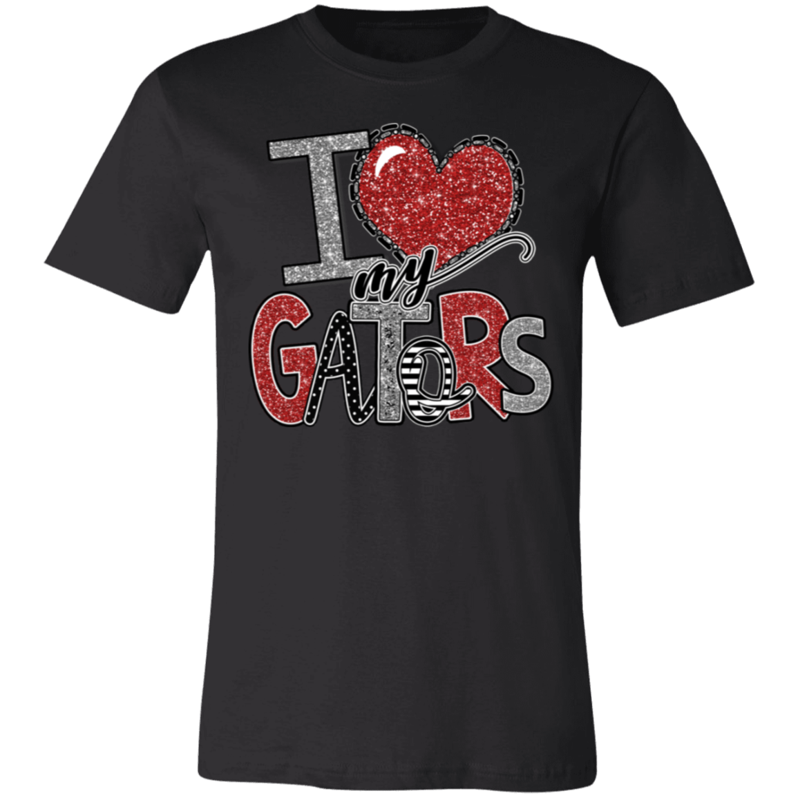 Love My Gators Bella Canvas S/S Tee - Busy Bee Graphix