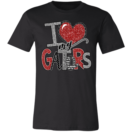 Love My Gators Bella Canvas S/S Tee - Busy Bee Graphix