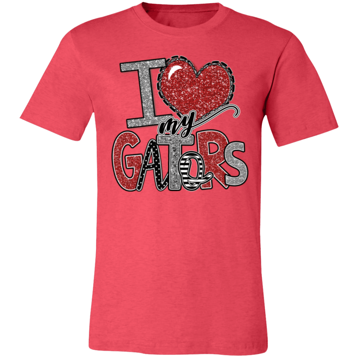 Love My Gators Bella Canvas S/S Tee - Busy Bee Graphix