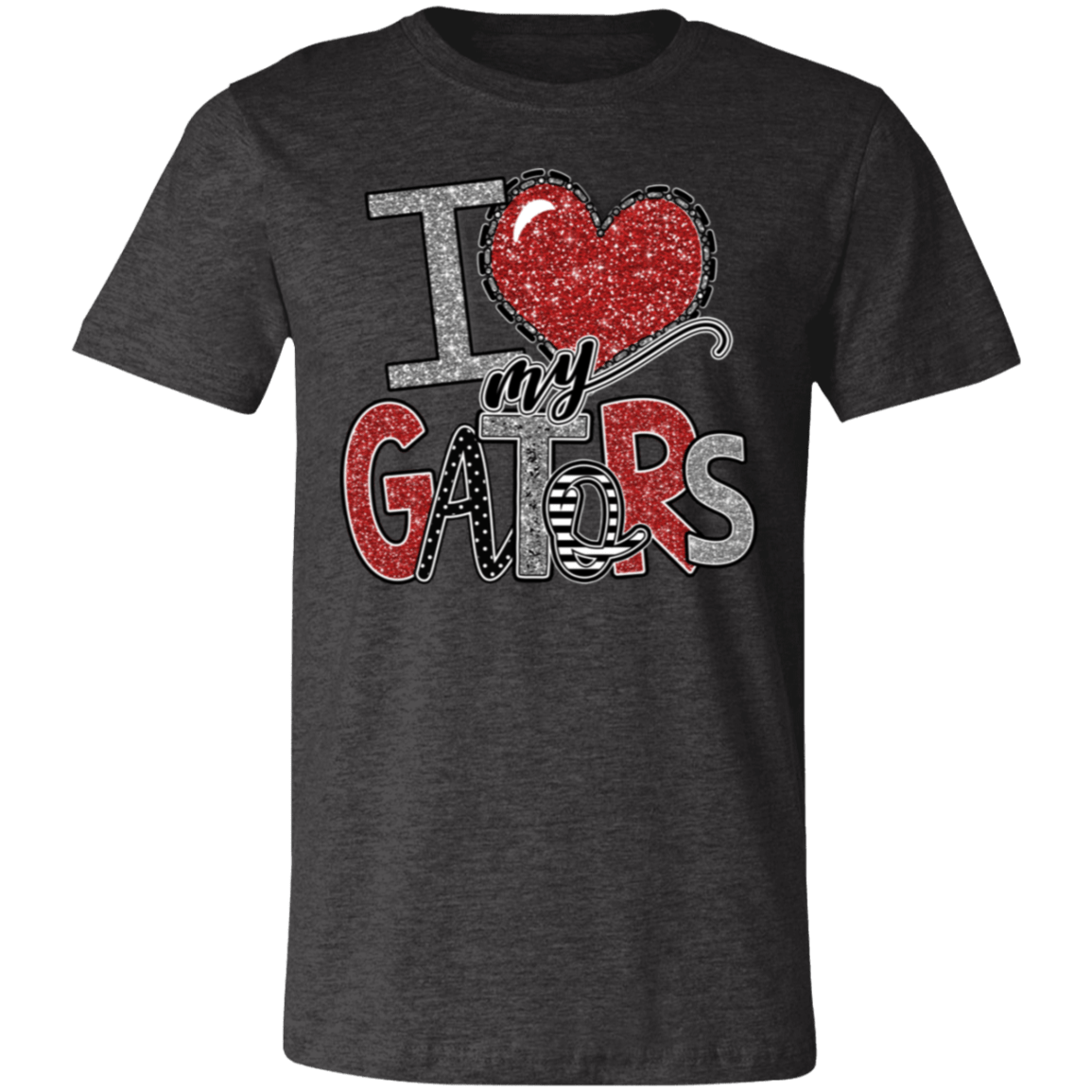 Love My Gators Bella Canvas S/S Tee - Busy Bee Graphix