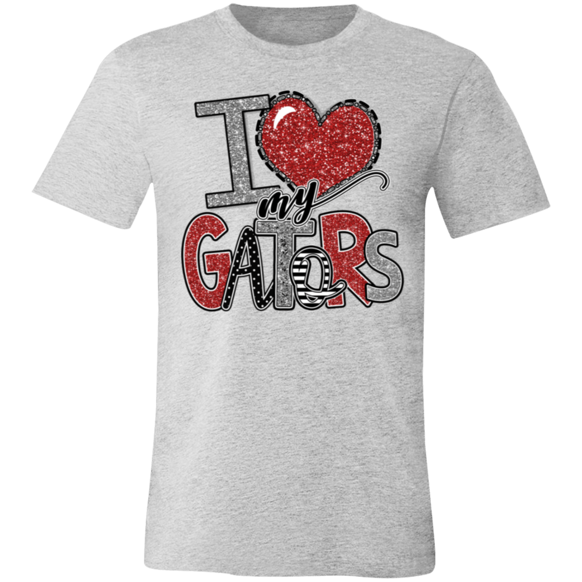 Love My Gators Bella Canvas S/S Tee - Busy Bee Graphix