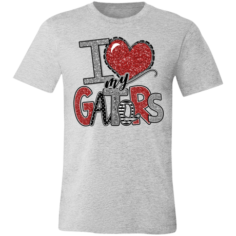 Love My Gators Bella Canvas S/S Tee - Busy Bee Graphix