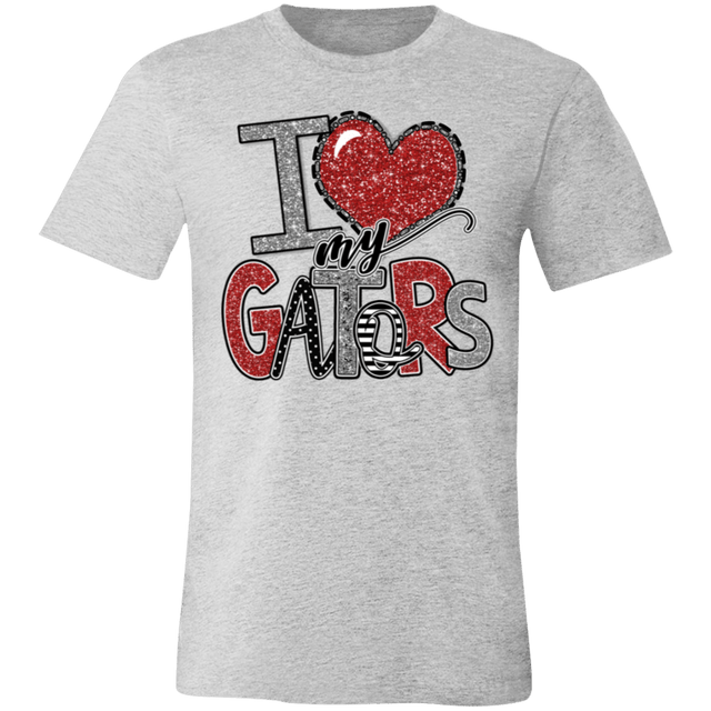 Love My Gators Bella Canvas S/S Tee - Busy Bee Graphix