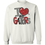 Love My Gators Crewneck Sweatshirt - Busy Bee Graphix