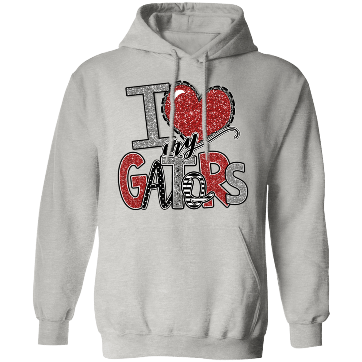 Love My Gators Gildan Hoodie - Busy Bee Graphix