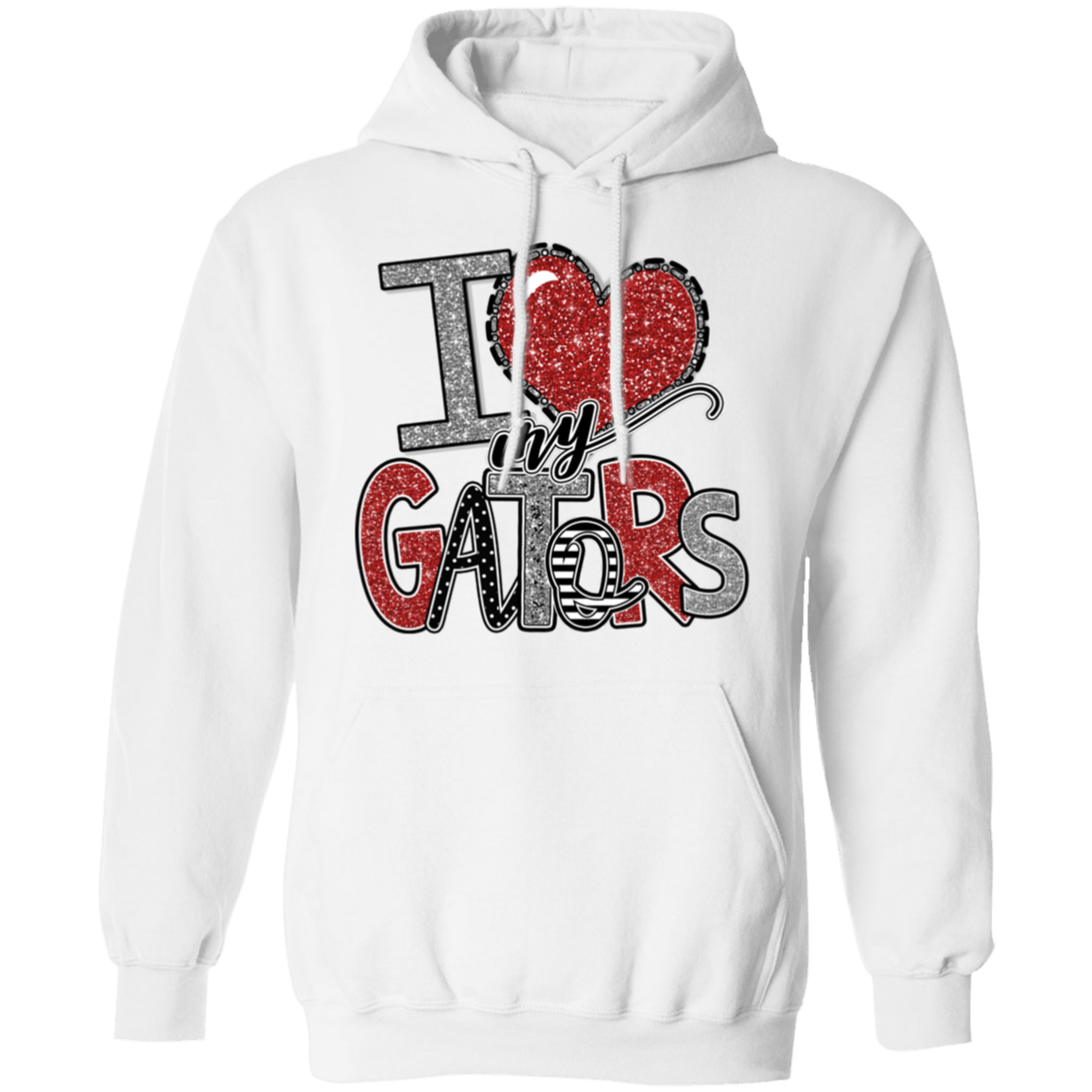 Love My Gators Gildan Hoodie - Busy Bee Graphix