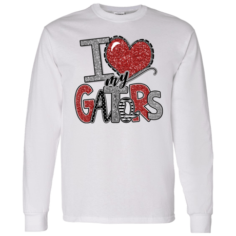 Love My Gators Gildan L/S Tee - Busy Bee Graphix