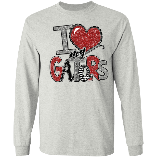 Love My Gators Gildan L/S Tee - Busy Bee Graphix