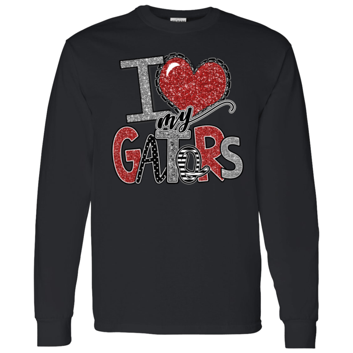 Love My Gators Gildan L/S Tee - Busy Bee Graphix