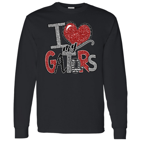 Love My Gators Gildan L/S Tee - Busy Bee Graphix