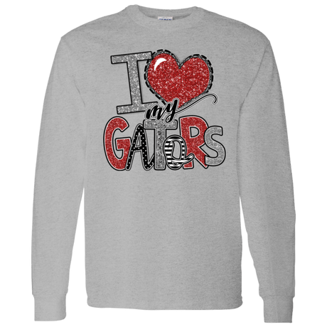 Love My Gators Gildan L/S Tee - Busy Bee Graphix