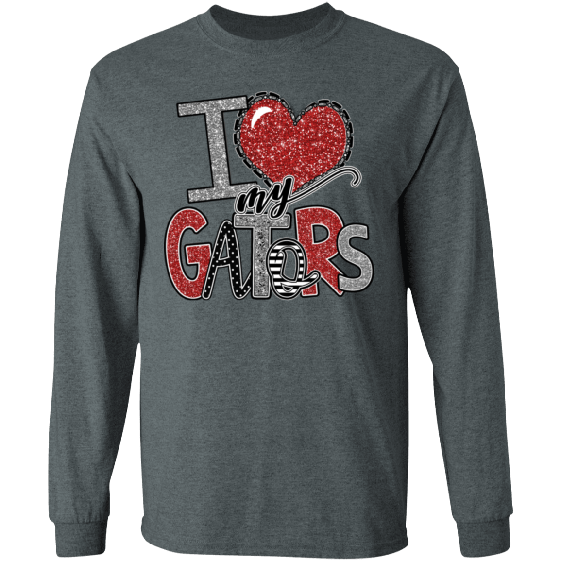 Love My Gators Gildan L/S Tee - Busy Bee Graphix