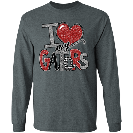 Love My Gators Gildan L/S Tee - Busy Bee Graphix
