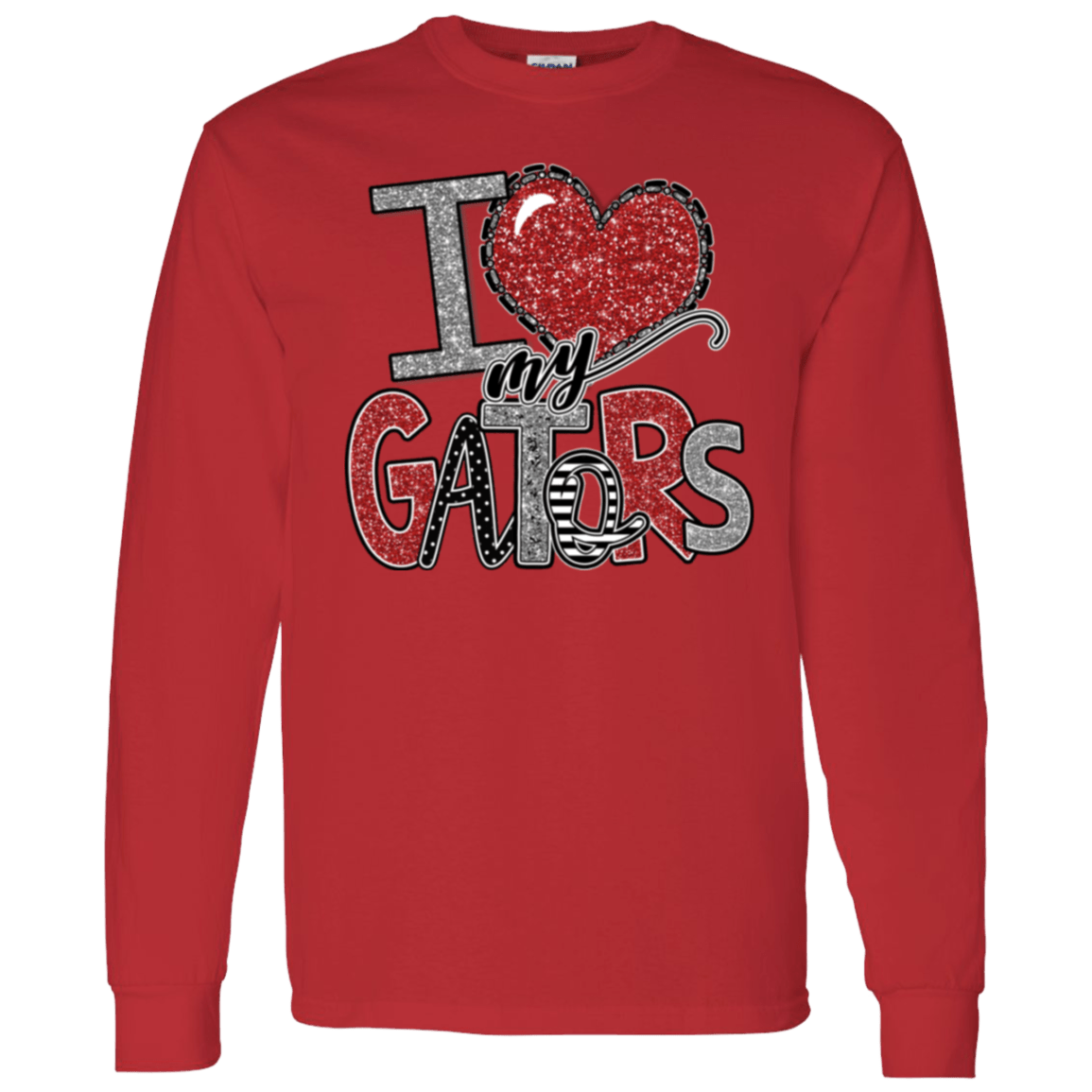 Love My Gators Gildan L/S Tee - Busy Bee Graphix