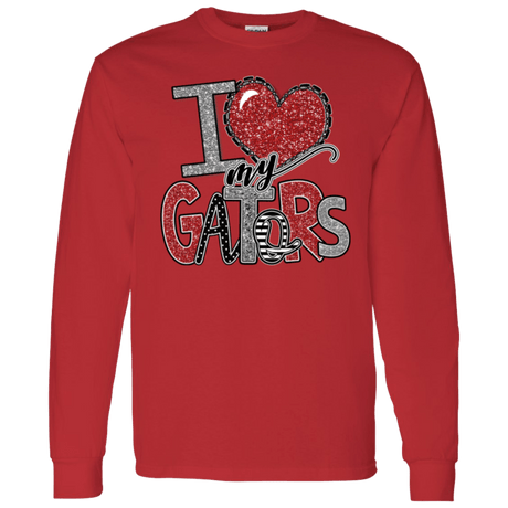 Love My Gators Gildan L/S Tee - Busy Bee Graphix