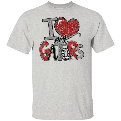 Love My Gators Gildan S/S Tee - Busy Bee Graphix