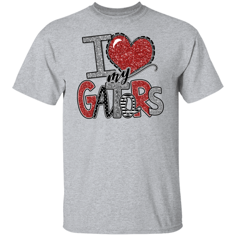 Love My Gators Gildan S/S Tee - Busy Bee Graphix