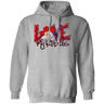 Love My Rebels Adult Gildan Hoody - Busy Bee Graphix