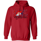 Love My Rebels Adult Gildan Hoody - Busy Bee Graphix