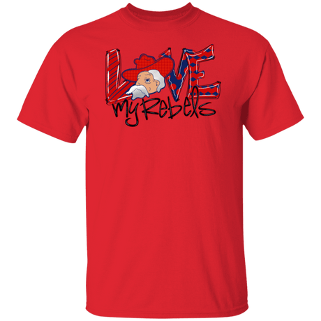 Love My Rebels Adult Gildan Tee - Busy Bee Graphix