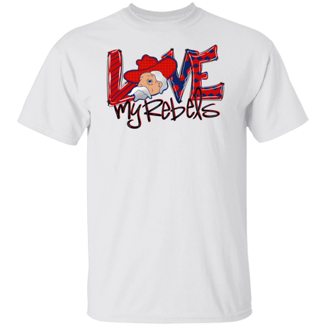 Love My Rebels Adult Gildan Tee - Busy Bee Graphix