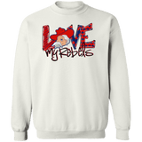 Love My Rebels Crewneck Sweatshirt - Busy Bee Graphix