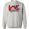 Love My Rebels Crewneck Sweatshirt - Busy Bee Graphix