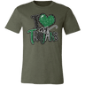 Love My Trojans Bella Canvas S/S tee - Busy Bee Graphix