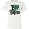 Love My Trojans Bella Canvas S/S tee - Busy Bee Graphix