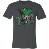Love My Trojans Bella Canvas S/S tee - Busy Bee Graphix