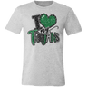 Love My Trojans Bella Canvas S/S tee - Busy Bee Graphix