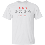 Mental Health Matters Smiley Gildan Tee - Busy Bee Graphix