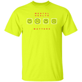 Mental Health Matters Smiley Gildan Tee - Busy Bee Graphix